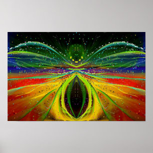 Abstract Astronomical Spider Canvas Print
