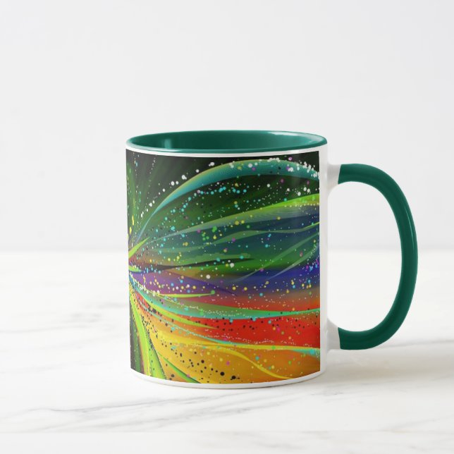 Abstract Astronomical Spider Ceramic Mug (Right)