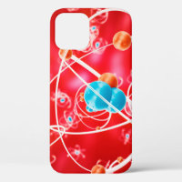 Abstract atom background, Chemistry model of molec