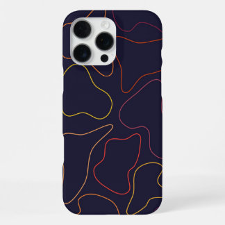 Abstract Aura Flow Lines Pattern Phone Case
