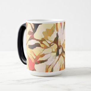 Abstract Autumn Floral Magic Mug