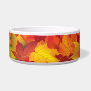 Abstract Autumn Leaves Pattern