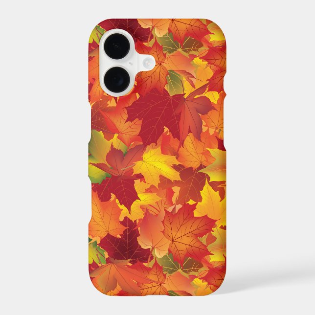 Abstract Autumn Leaves Pattern (Back)