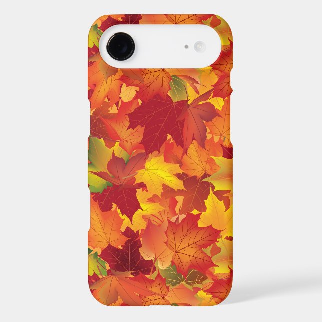 Abstract Autumn Leaves Pattern Case-Mate iPhone Case (Back)