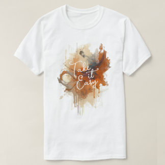 Abstract Autumn Splatter  T-Shirt