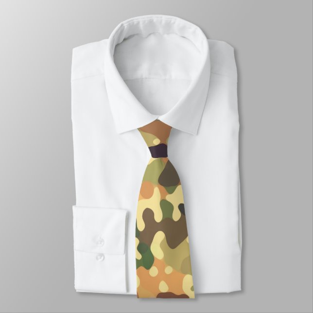 Abstract Autumn Tie (Tied)