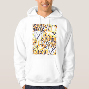 Abstract Autumn Tree Modern Pattern Hoodie