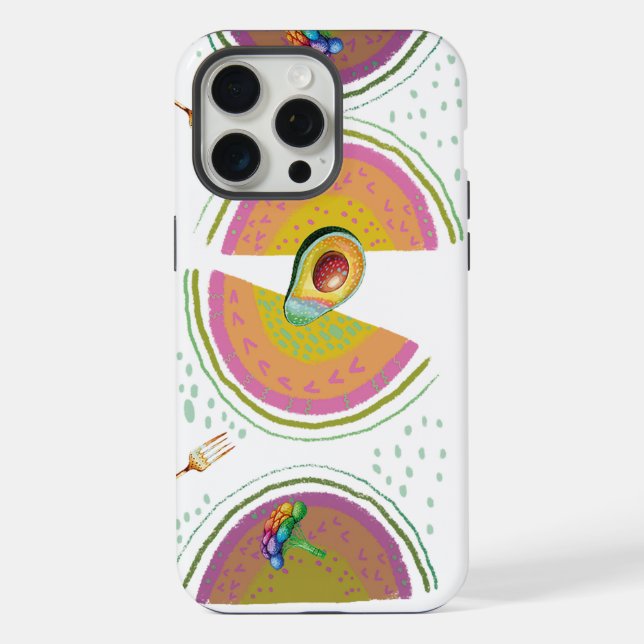 abstract avocado  iPhone case (Back)