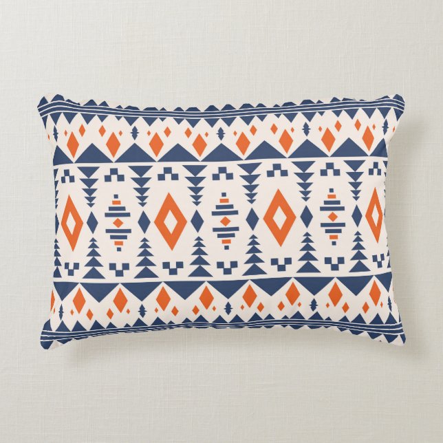Abstract Aztec geometric, seamless pattern. Decorative Cushion (Front)