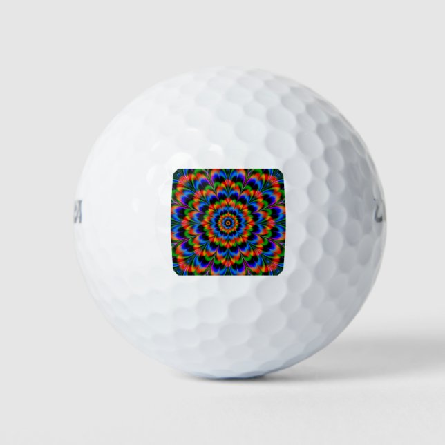 Abstract Background 2 Golf Balls (Front)