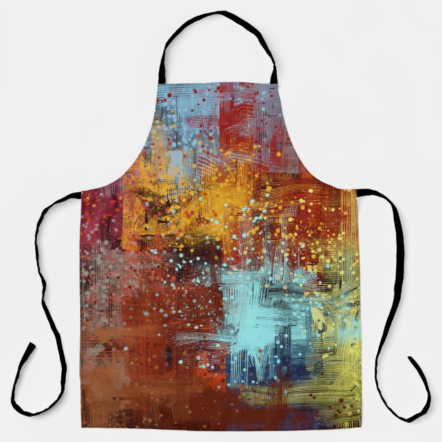 Abstract background. 2d illustration. Digital back Apron (Front)