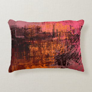 Abstract background art. 2d illustration image. Ex Decorative Cushion