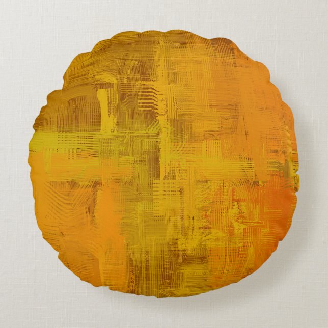 Abstract background art. 2d illustration image. Ex Round Cushion (Front)