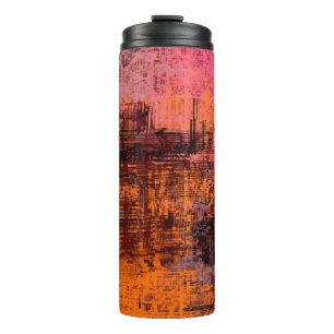 Abstract background art. 2d illustration image. Ex Thermal Tumbler