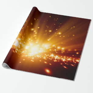Abstract background - bright orange lightslight,ba wrapping paper