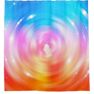 abstract background. brilliant circles background  shower curtain