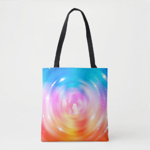 abstract background. brilliant circles background  tote bag