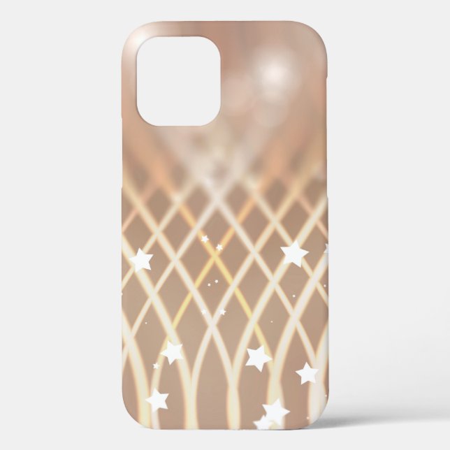 Abstract background. brown background with waves a Case-Mate iPhone case (Back)