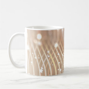 Abstract background. brown background with waves a coffee mug