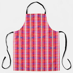 abstract background, colorful intersecting striped apron