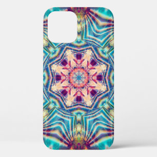 Abstract background colorful kaleidoscopical. Illu iPhone 12 Case