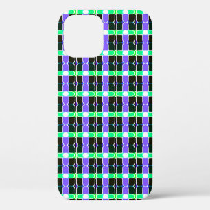 abstract background, coloured tartan pattern, mode iPhone 12 case