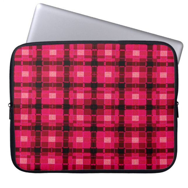 abstract background. coloured weave pattern. moder laptop sleeve (Front)