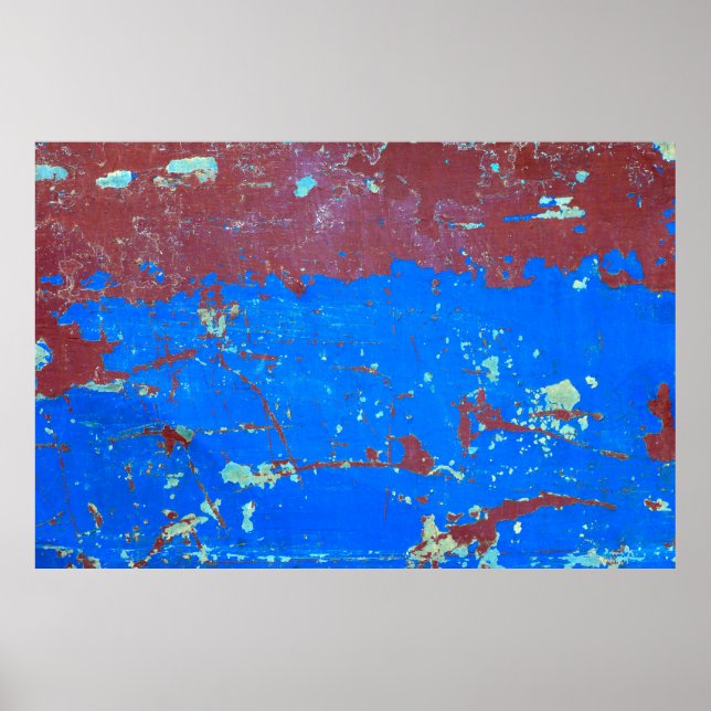 Abstract background, Colourful of steel rusty text Poster (Front)