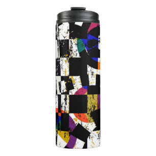 abstract background composition, with strokes, spl thermal tumbler