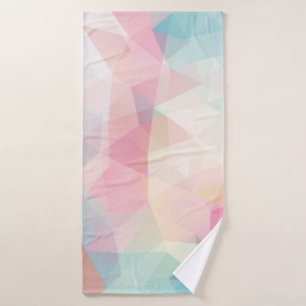 abstract background consisting of trianglesbackgro bath towel