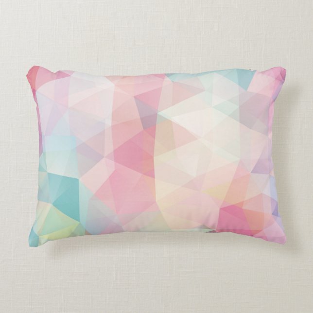 abstract background consisting of trianglesbackgro decorative cushion (Front)