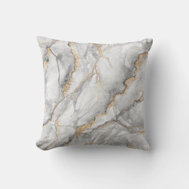 abstract background, creative texture of white mar cushion (Front)