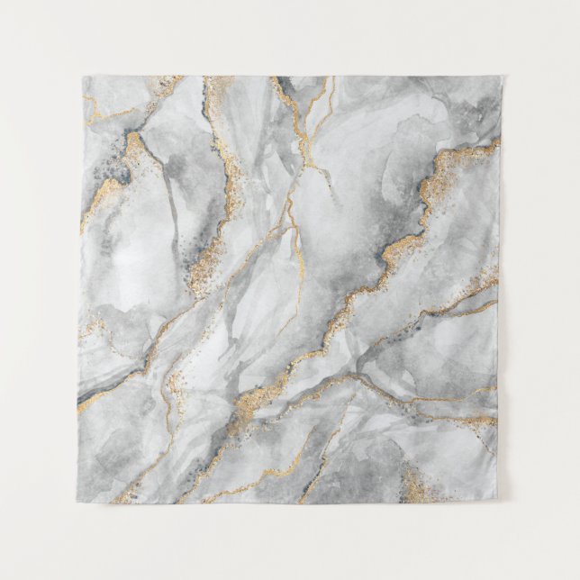 abstract background, creative texture of white mar tapestry (Front)