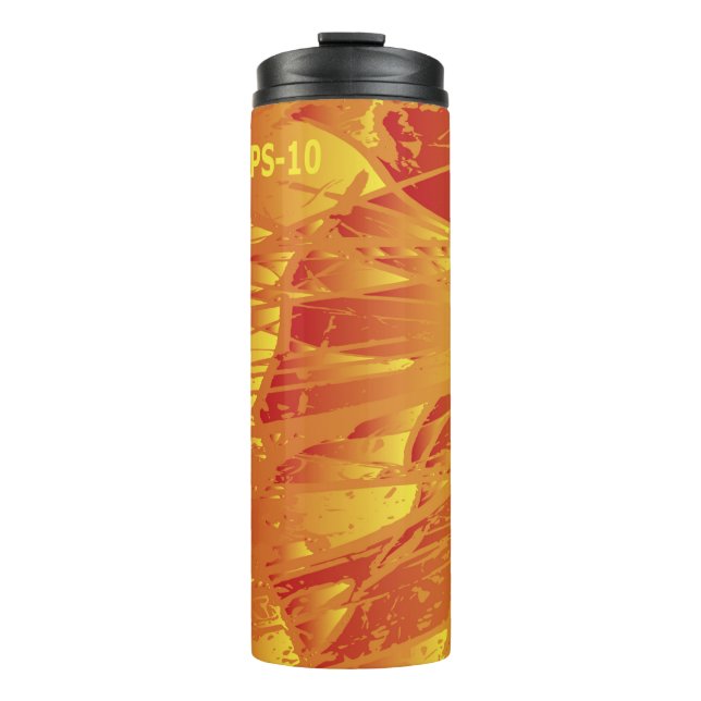 Abstract background. Creative vintage background.  Thermal Tumbler (Front)