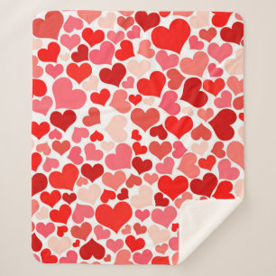 Abstract background decoration sherpa blanket