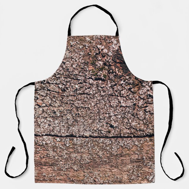 abstract background from old wood texture closeupa apron (Front)