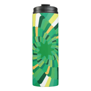 Abstract background Geometric Gradation spiralgeom Thermal Tumbler