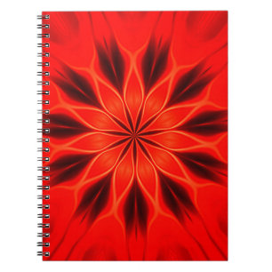 Abstract background. Geometric oriental kaleidosco Notebook