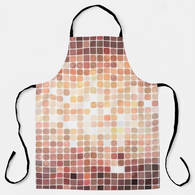 abstract background. gold mosaic. illustration dig apron (Front)
