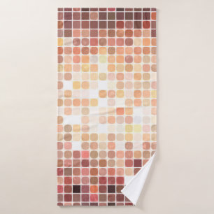 abstract background. gold mosaic. illustration dig bath towel
