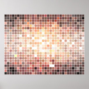 abstract background. gold mosaic. illustration dig poster