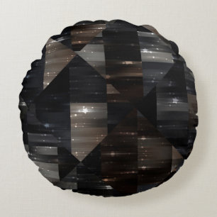 abstract background. gray mosaic illustration digi round cushion