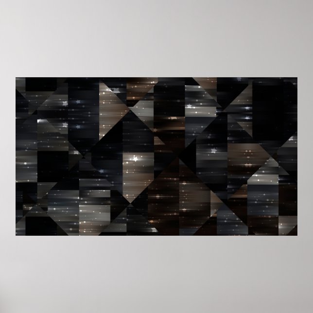abstract background. grey mosaic illustration digi poster (Front)
