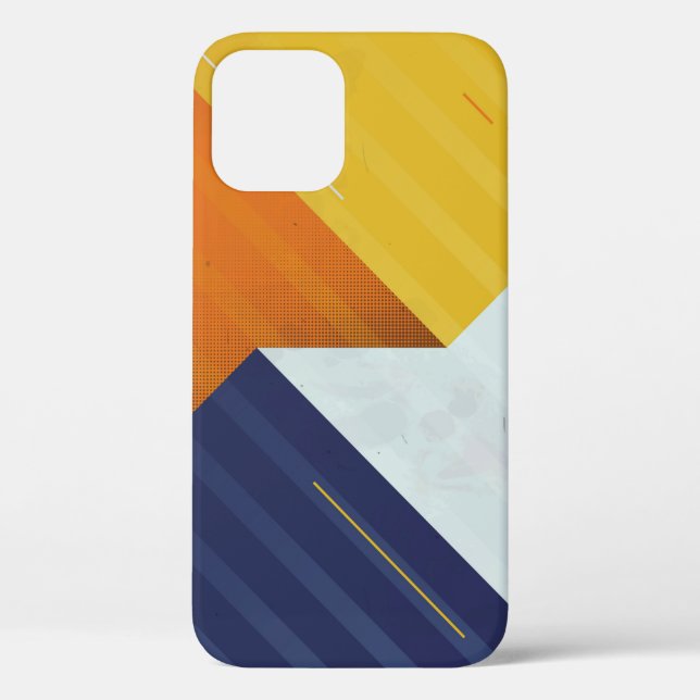  Abstract Background. Grunge texture. Triangle geo Case-Mate iPhone Case (Back)