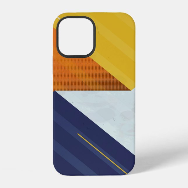  Abstract Background. Grunge texture. Triangle geo iPhone Case (Back)