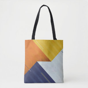 Abstract Background. Grunge texture. Triangle geo Tote Bag