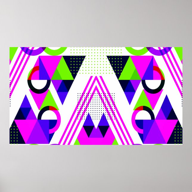 Abstract background illustration in white, black,  poster (Front)