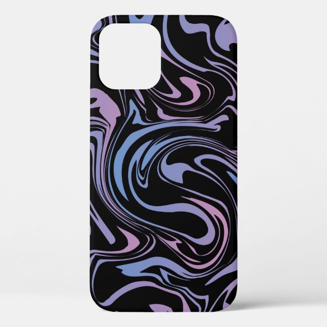 Abstract background. Liquid marble. Background flu Case-Mate iPhone Case (Back)