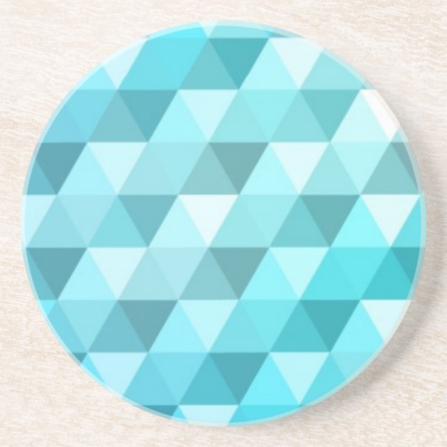 Abstract background made of mosaic pattern coaster (Front)