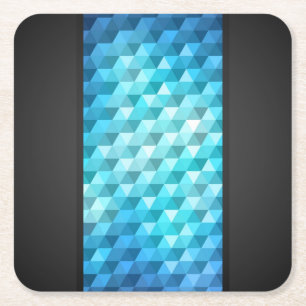 Abstract background made of mosaic pattern square paper coaster